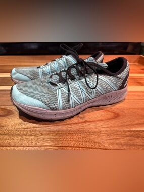 Saucony Women's Mint and Gray Mesh Trainer